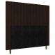 Cabeceira Cama Box Solteiro Nala 90cm Corano Marrom - Desk Design