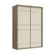 Guarda-Roupa Casal Qualita Flex 2 PT 3 GV Carvalho e Off White