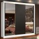 Guarda-Roupa Casal Madesa Lyon Plus 3 Portas de Correr com Espelhos 4 Gavetas