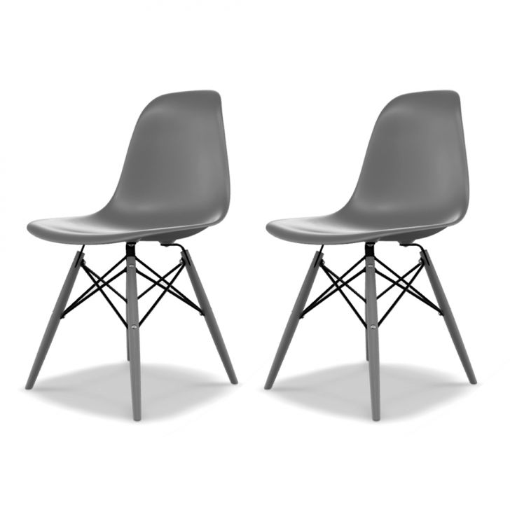 Conjunto com 2 Cadeiras Eames DSW Konkret