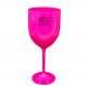 2 Taças Vinho Rosa Personalizada Para Live