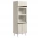 Torre Quente 3P 221X72cm MDF Kali 16866 Bianco Toq Bianco Toq Nicioli