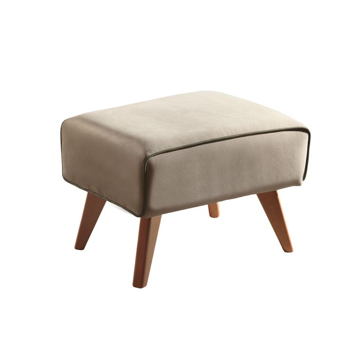 Puff Babá Pé Palito Bege