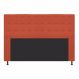 Cabeceira Estofada Dama 160 cm Queen Size Com Botonê Suede Terracota - Amarena Móveis