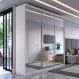Image of Guarda-Roupa Casal com 3 Espelhos Genebra 100% MDF 3 Portas 4 Gavetas Branco MO895CL65NNMMOB