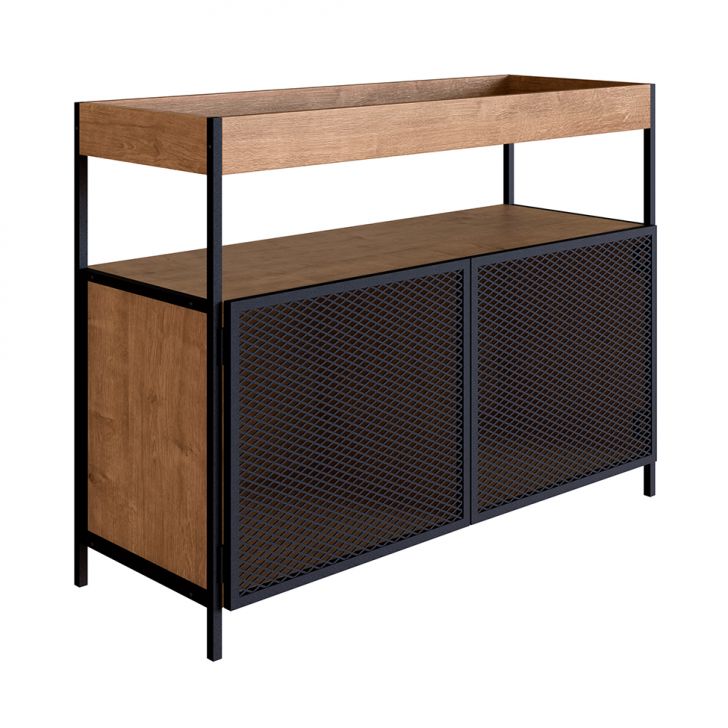 Buffet Bar York 2 PT Vermont e Preto