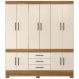 Guarda Roupa Casal 10 Portas 83530 Amendola Off White Demobile