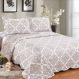 Colcha Casal 3 Peças Patchwork Microfibra Arabesque