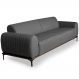 Sofá 3 Lugares Para Sala de Estar Molino 230 cm D02 Linho Cinza C-416 - Lyam Decor