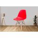 Cadeira Charles Eames Eiffel - Vermelho