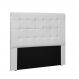 Cabeceira Verona Para Cama Box Solteiro 90 cm Corino Branco - D'Rossi