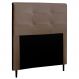 Cabeceira Cama Box Solteiro Luna 90cm Corano Marrom - Desk Design