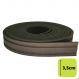 Rodapé Autocolante Flexível - Boiserie Roda Meio Moldura Eva - 3,5cm 5 Metros