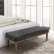 Recamier Gênova Suede Cinza 160 cm