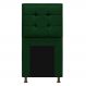 Cabeceira Copenhague 100 cm Solteiro Suede Verde - Amarena Móveis