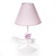 Abajur Metal Flor P Rosa Quarto Bebê Infantil Menina