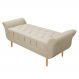 Recamier Estofado Ari 90 cm Solteiro Corano Bege - Amarena Móveis