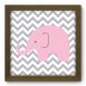 Quadro Decorativo - Elefante Chevron - 094qdbm