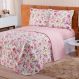 Jogo de Cama Queen 180 fios Estampado Valentina Rosê Casaborda 4 peças