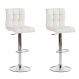 Conjunto com 2 Banquetas Giratórias Fitz Branco