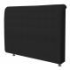 Cabeceira King Tânia 195 CM Suede Preto - D A Decor