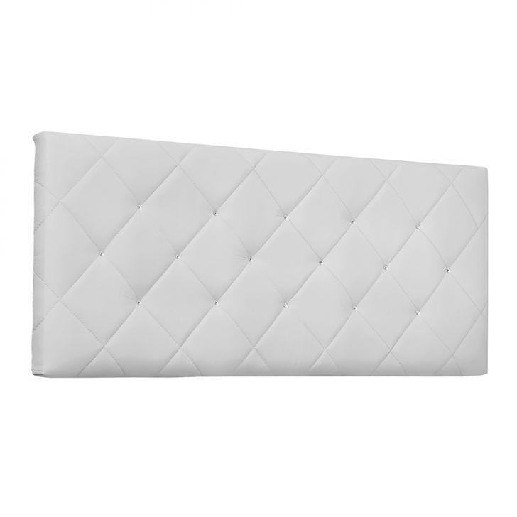 Painel para Cama Box Queen Tânia Poliuretano Branco