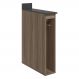 Balcao Guardanapeiro Com Tampo 15 cm MDF Kali 12215 Carvalho Toq Nicioli
