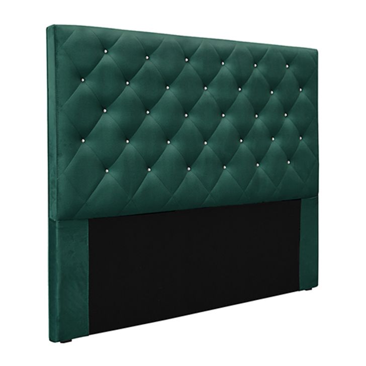 Cabeceira Decorativa King Size 1,95M Tàzio Veludo Verde Floresta G63 - Gran Belo