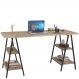 Mesa Para Escritório Estilo Industrial Cavalete Form C01 150cm Carvalho - Lyam Decor