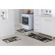 Kit Cozinha Madrid Pinguim Preto 3 Peças - Oásis
