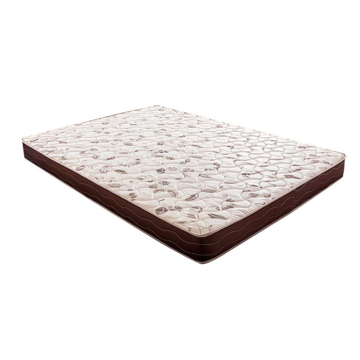 Colchão Casal Águia De Espuma D28 (17x138x188) Bege E Marrom