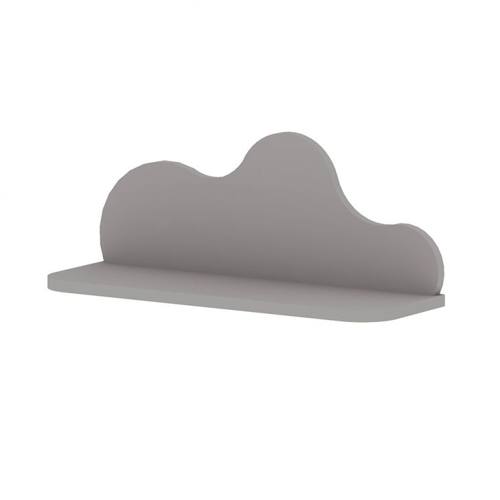 Prateleira Infantil Nuvem 100% MDF Fendi 52 cm