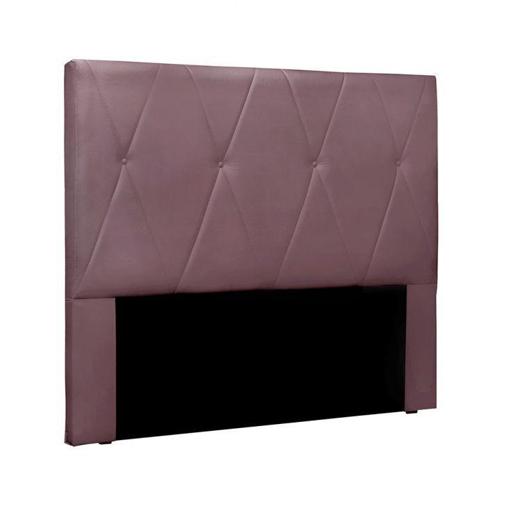 Cabeceira Casal Aquilla Veludo Uva