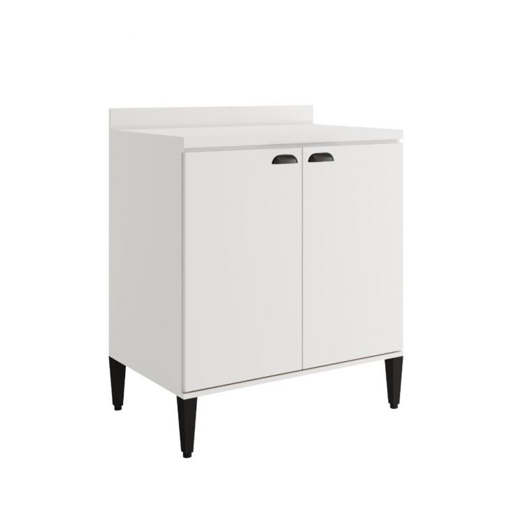 Balcão de Cozinha 800mm c/ Tampo Lótus Carraro Branco