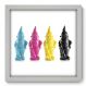 Quadro Decorativo - Gnomos - 165qddb