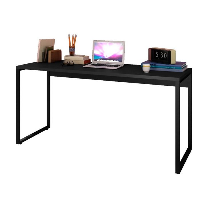 Escrivaninha Mesa de Escritório Studio Industrial 150 M18 Preto - Mpozenato