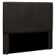 Cabeceira Estofada Cama Box Casal King Size Ravenna 195cm Corano Marrom - Desk Design