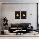 Quadro As Paus e Espada Gold 142x100 2-100x70 Caixa Marrom