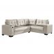 Image of Sofá de Canto 5 Lugares Dijon com Entrada USB Suede Areia IM730UP55EOUMOB