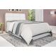 Cabeceira Box Queen Isis Amarula Com Painel Class Branco Framar