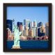Quadro Decorativo - New York - 22cm x 22cm - 045qnmap