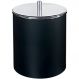 Lixeira com Tampa Inox 5,4 L Lixeira para Banheiro Cozinha Preta