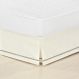 Saia Para Cama Box Inteiriça Com Detalhe Sutache Microfibra King - Palha