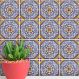 Adesivos de Azulejos Ladrilhos Hidráulicos Modelo 57-10x10cm