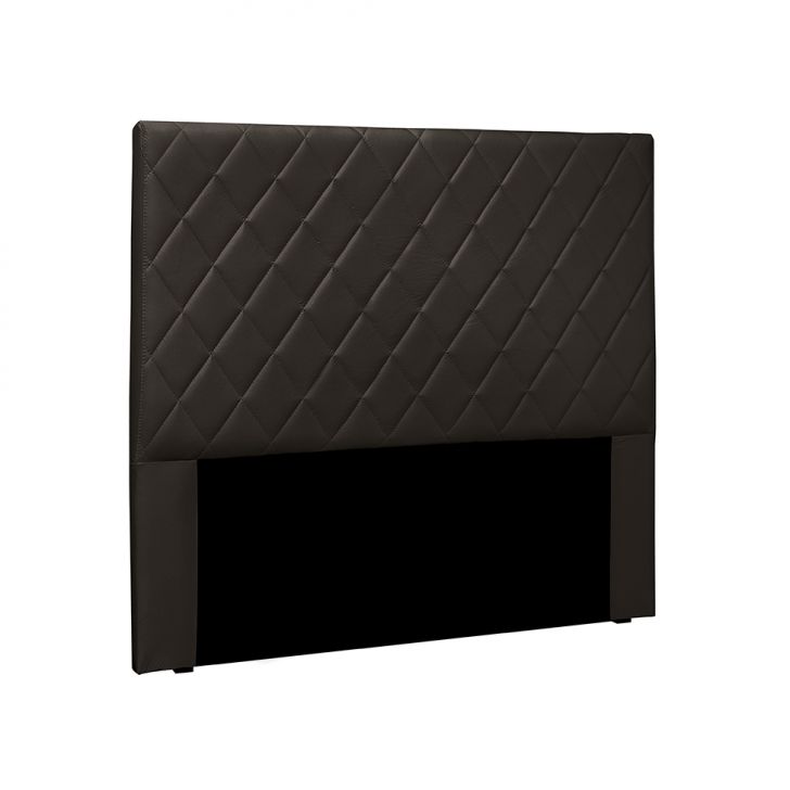 Cabeceira Queen Esmeralda Poliuretano Marrom