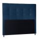 Cabeceira Casal 1,40m Berlim Suede Azul Marinho - Pallazio