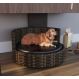 Sofá Caminha Pets Comfort Redonda Estofamento Impermeável - Junco Argila Mesclado