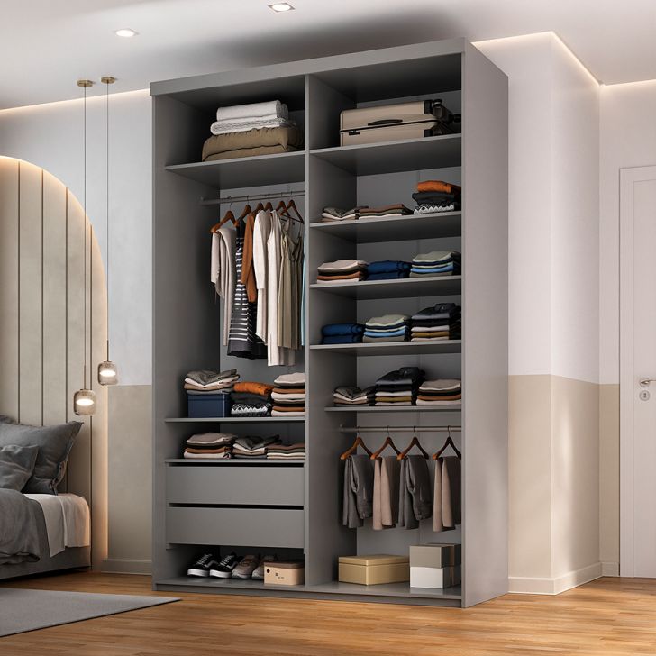 Guarda-roupa Closet Mountier 2 Gavetas Urbi