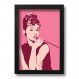 Quadro Decorativo Audrey Hepburn 33x43 cm
