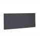 Cabeceira Painel Aquilla Para Cama Box Casal 140 cm Suede Cinza - D'Rossi